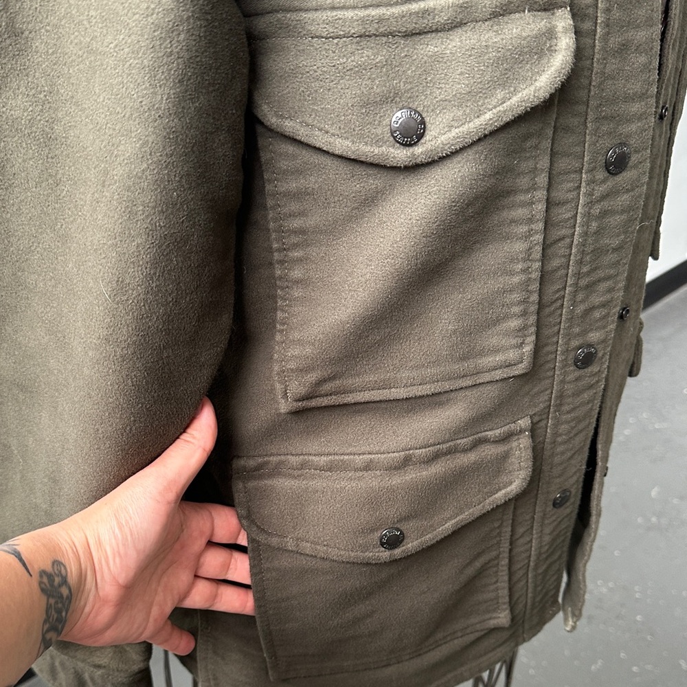 Filson Olive Utility Field Jacket Chore Coat Gorpcore Size M - Picture 5 of 11
